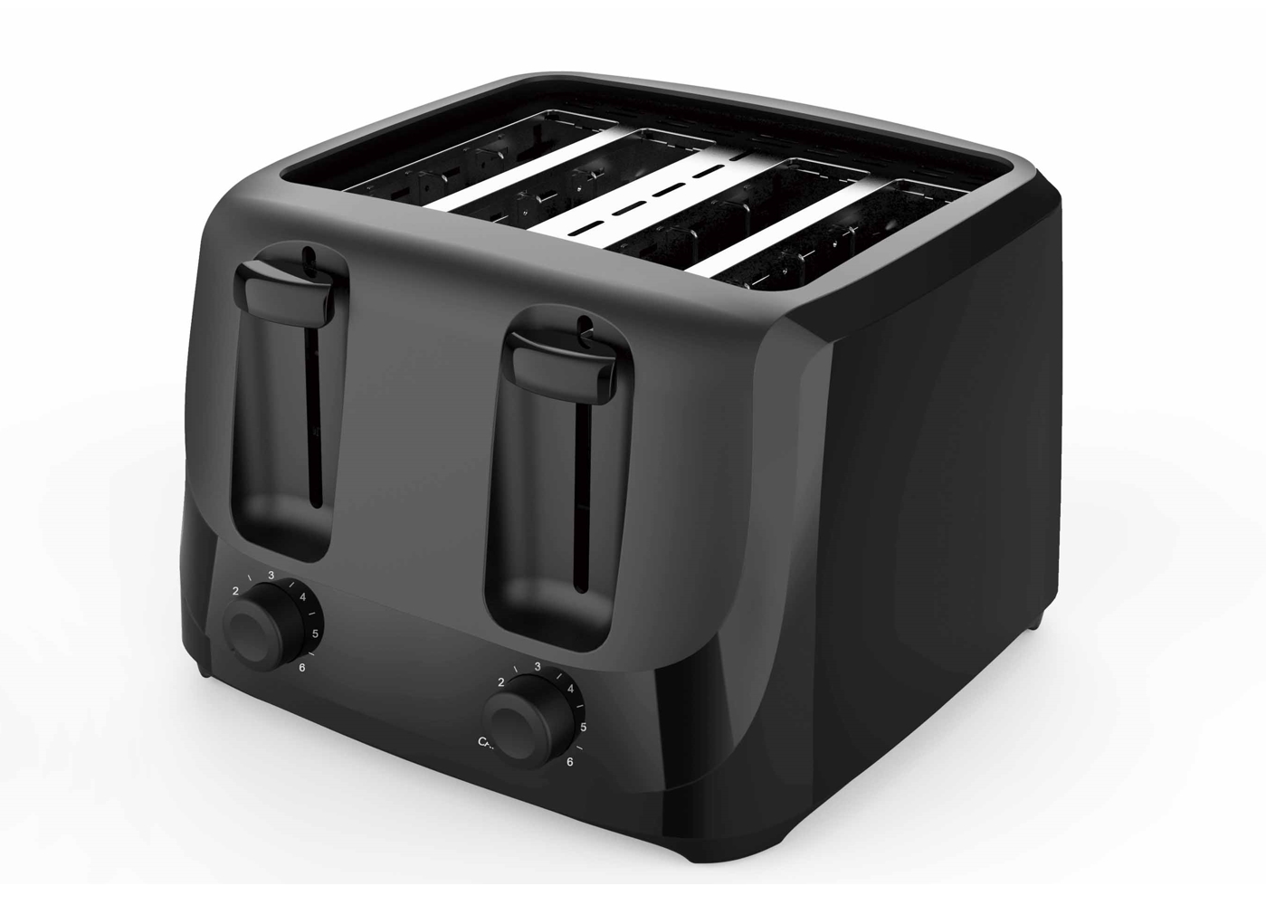 4-Slice Toaster Black with 6 S - Toaster 4 Slice 评论和价格