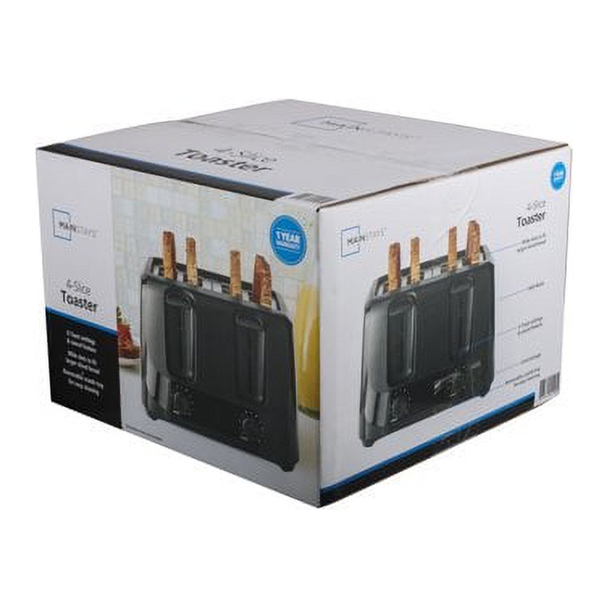 4-Slice Toaster Black with 6 S - Toaster 4 Slice 评论和价格