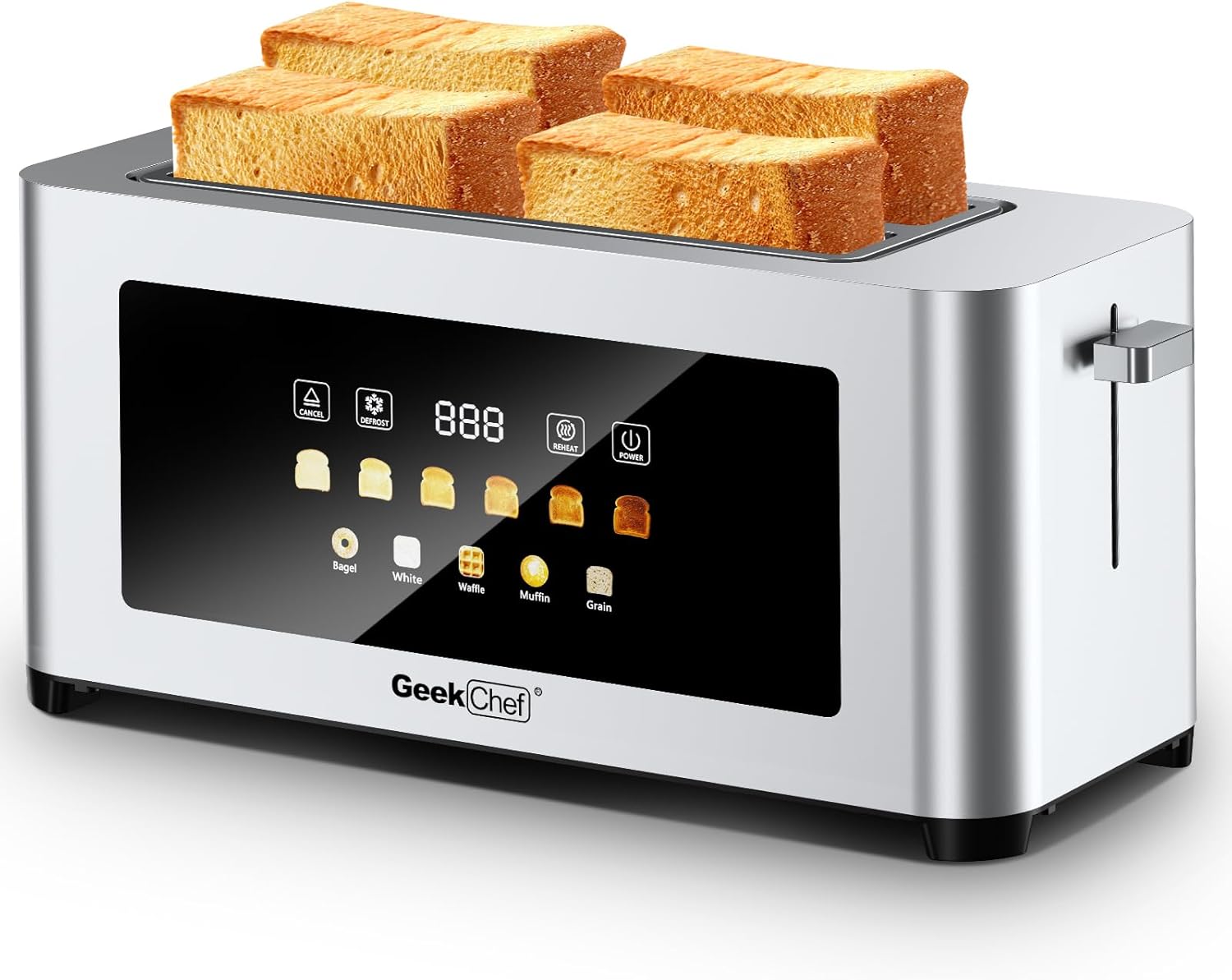 Home Use, Stainless Steel, 4-S - Toaster 4 Slice 评论和价格
