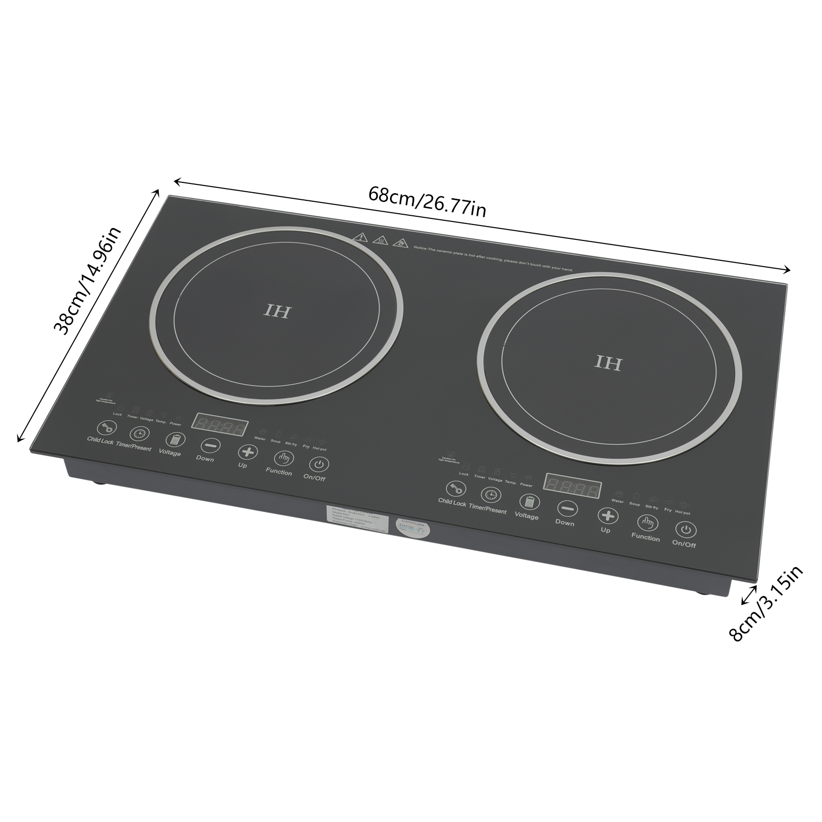 Portable Double Induction Cook - Induction Cooktop Portable 评论和价格