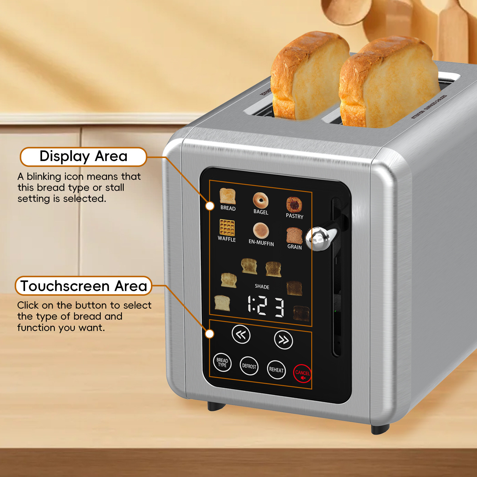 Stainless Steel Toaster 2-Slic - Toaster 4 Slice 评论和价格