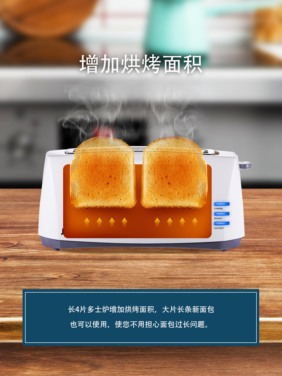 Multi functional 4 Slice Long  - Toaster 4 Slice 评论和价格