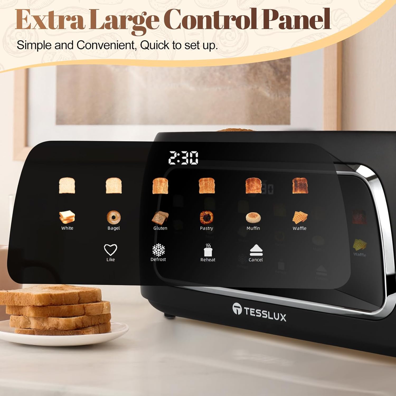 Kitchen Use, Black 4-Slice Toa - Toaster 4 Slice 评论和价格