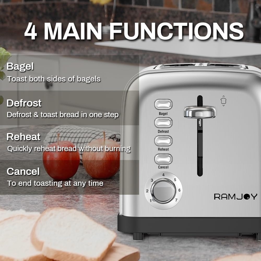 Extra Wide Slot 2 Slice Toaste - Toaster 4 Slice 评论和价格