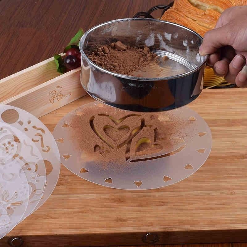 4Pieces/lot Cake Stencils Latt - Kitchen Appliances Brand 评论和价格