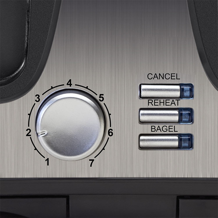 Retro Wide Slot Bagel Big Brea - Toaster 4 Slice 评论和价格